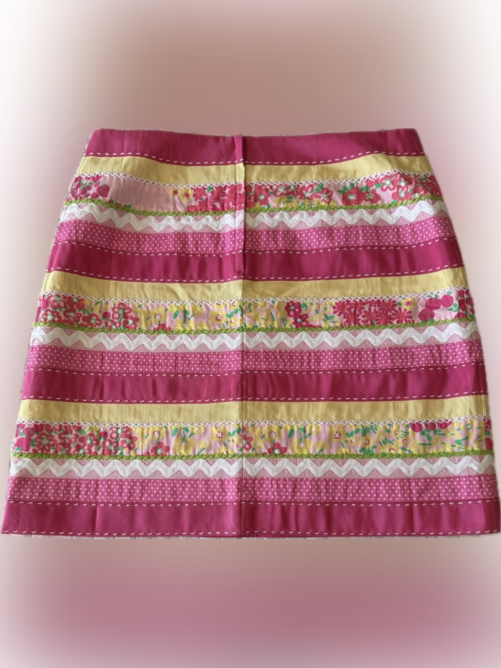 Lilly Pulitzer Women’s Striped Ribbon Skirt Size 10